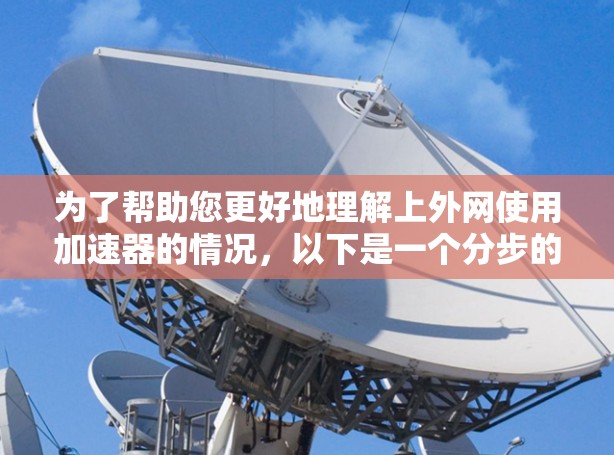 为了帮助您更好地理解上外网使用加速器的情况,以下是一个分步的指南